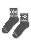 Dámske ponožky Steven Frotte art.123 melanžová šedá/lurex 35-37