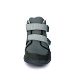 Detská celoročná barefoot obuv Bugga NUVA Dark Grey B00198-09 - 27