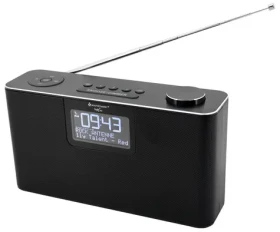 Soundmaster DAB700SW čierna / Rádiobudík / DAB+ / FM / RDS / Bluetooth / MP3 (DAB700SW)