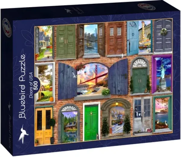 BlueBird Puzzle Dvere do Ameriky