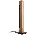 Deko Light MADERA 346044 stolná lampa LED pevne zabudované LED osvetlenie En.trieda 2021: F (A - G) 7 W čierna; 346044