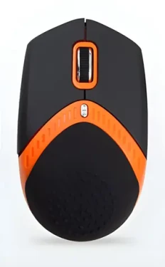EXACTGAME AMEI AM-M101O čierno-oranžová / Ergonomická myš / Drôtová USB / Optická / 800/1600 DPI / 4 tlačidlá (AMEI AM-M101O)