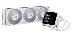 Asus ROG STRIX LC IV 360 ARGB LCD biela / komplet vodného chladenia CPU / 3x 120mm / 800-2500 RPM / 5.08 "IPS (90RC01M2-B0EAY0)