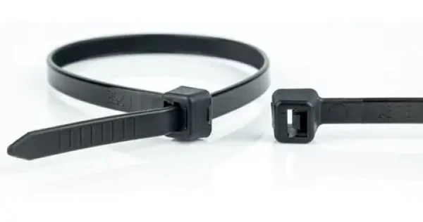 WKK 100x2,5 mm čierna / Sťahovacie pásky / plast / UV stabilný / rozoberateľné / 100 ks (11032071)