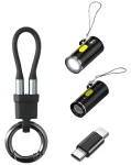 4smarts Explorer 4v1 čierna / Sada USB-C príslušenstvo / kábel 60W / adaptér 100W 10Gbps / zapaľovač / svietidlo (541488)