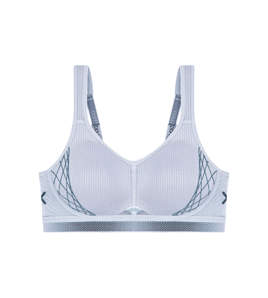 Dámska športová podprsenka Triaction Cardio Flow P EX - GRAY - sivá 00FU - TRIUMPH Platinum 85F