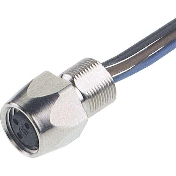 Hirschmann CO ELKE 4408 V FM 8 05 zabudovateľný zástrčkový konektor pre senzory - aktory, 935 980-001, piny: 4, 0.50 m, 1 ks; 935 980-001