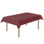 JUNA Vyšívaný obrus Christmas Fable Red 270 × 150 cm