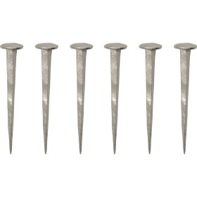 House Doctor Designový háčik Wall Nail Silver – sada 6 ks