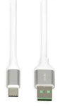 Ibox IKUMTCWQC biela / USB kábel / USB-A - USB-C / USB 2.0 / 1,5 m (IKUMTCWQC)