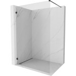 MEXEN/S - Lunar Sprchová zástena WALK-IN ľavá 50 x 200, transparent 8 mm, čierna 830-050-000-70-00-L