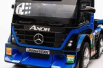 Mamido Detský elektrický kamión Mercedes Axor LCD modrý