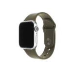 FIXED Silicone Strap Set silikónových remienkov pre Apple Watch 42 amp; 44 amp; 45 mm olivová (FIXSST-434-OL)