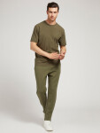 Pánske tričko khaki Guess khaki