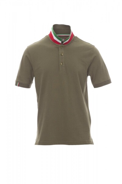 Pánska polokošeľa Payper NATION Farba: Vojenská Zelená/ Taliansko, Veľkosť: 2XL (000081002107033XXL)