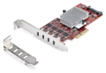StarTech PCIe karta 4X USB-C / Radič USB / PCIe 3.0 x4 / USB 3.2 Gen 2 10 Gb/s / 4X nezávislé radiče (P10Q4C-USB-CARD)