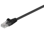 MicroConnect CAT5e U/UTP 1,5 m čierna / Sieťový kábel / RJ-45 / PVC (B-UTP5015S)