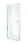 BESCO - Bezrámové sprchové dvere SINCO - Farba rámu zásteny - Hliník chróm, Rozmer A - 90, Smer zatváranie - Univerzálny Ľavé / Pravé, Výplň - Číre bezpečnostné sklo - 6 mm, Výška - 195 BCSIN90