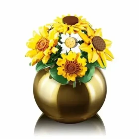 Sluban Flowers M38-P8062 Kytica slnečníc a margaréty vo váze