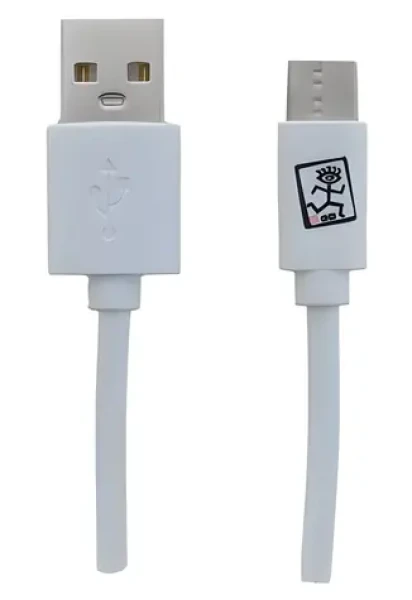 2GO biela / Nabíjací a dátový kábel / Micro-USB na USB-C / 1 m / USB 3.2 Gen 1 (795925)