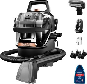Bissell Bissell | Portable Carpet and Upholstery Cleaner | SpotClean HydroSteam Pro | Corded operating | Washing function | 1000 W | - V | Juodas