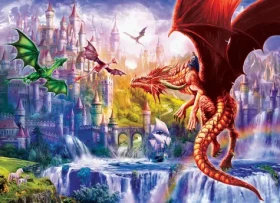 EUROGRAPHICS Puzzle Kráľovstvo drakov XL