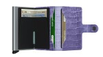Kožená mini peňaženka Secrid Miniwallet Cleo Lavender