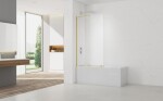 Vaňová zástena SAT Walk-In Xmotion 150x117,5 cm zlatá SATWIXMVZ150Z SATWIXMVZ150Z