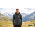 Geographical Norway Softshellová bunda Royaute DB 068 M WY8027H/GN/Dark Grey/Orange 2XL
