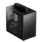 Jonsbo T8 PLUS čierna / Mini-ITX / 1x USB-A 3.2 / 1x USB-C 3.2 / 1x 140mm / bez zdroja / priehľadná bočnica (6970620551760)