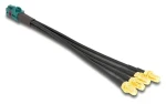 DeLock Mini FAKRA Z quad - 4× SMA / Kábel / 0,2 m / 50 Ohm / 20 GHz (90127)