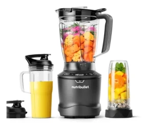 Nutribullet SmartSense Combo NBF550DG tmavo šedá / 1,89 + 0,946 + 0,71 l / 3 nádoby / 1500 W (0C22300170)