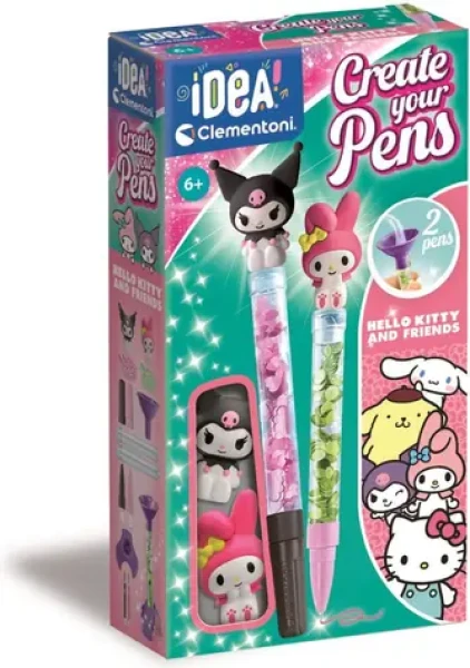Clementoni IDEA Kreatívna súprava na výrobu pier My Melody a Kuromi