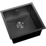 MEXEN - Trixo oceľový drez 1-bowl 440 x 440 mm, čierna HC 6413441000-70HC