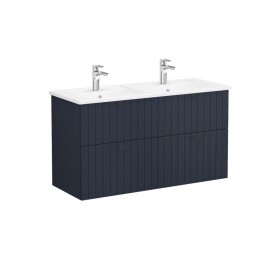 Kúpeľňová skrinka s umývadlom VitrA Root 120x67x46 cm modrá mat ROOTG120BINTS ROOTG120BINTS