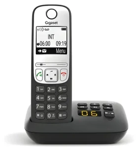 Gigaset A690A čierna / Telefón / DECT / so záznamníkom / handsfree / 100 kontaktov (S30852-H2830-B101)