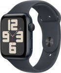 Apple Watch SE Gen.2 GPS 40mm Midnight Alu Sport S/M Granatovy (MXE73)