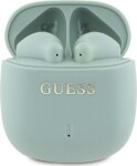 Guess Bluetooth headphones GUTWSJ14ESGN TWS + docking station green/green Printed Classic Logo