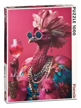PIATNIK Puzzle Pink Birdie