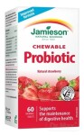 JAMIESON Probiotic s jahodovou príchuťou 60 cmúľacích tabliet