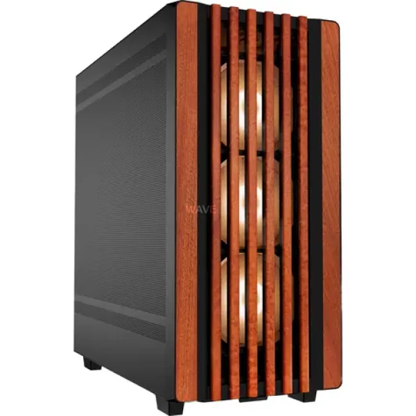 Sharkoon Rebel C70M RGB čierna / ATX / 2x USB 3.2 / 1x USB-C / 4X 120mm / bez zdroja (4044951040179)