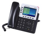 Grandstream GXP2140 / VoIP telefón / 4X SIP účet / HD audio / 5 program.tlačidiel / BT / EHS / farebný LCD / 2x GLAN / dopredaj (GXP2140)