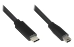 Good Connections USB-C - Mini USB čierna / Kábel / USB 2.0 / 3 m (3310-CM030)