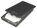 LogiLink Externý box pre HDD/SSD čierna / 2,5" SATA / USB 3.0 (5 Gb/s) (UA0339)