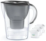 Brita Marella grafitová + 3 filtre / Filtračné kanvice na vodu / 2,4 l / filter: Maxtra Pro Pure Performance (1052796)