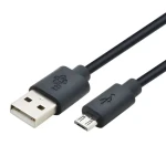 TB USB kábel USB-A - Micro USB čierny / Kábel / 1,8 m (AKTBXKU2PBAW18B)