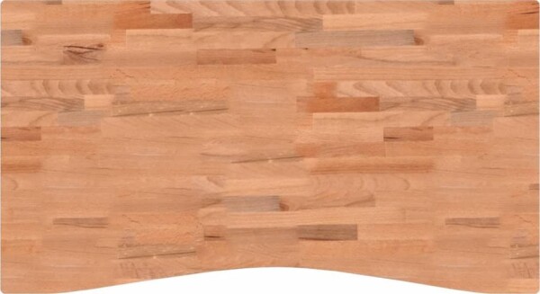VidaXL vidaXL Brokov do biurka, 110x(55-60)x1,5 cm, lite drevo bukowe