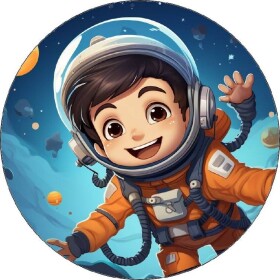 Pojedlý papier malý astronaut 19,5 cm - Pictu Hap - Pictu Hap