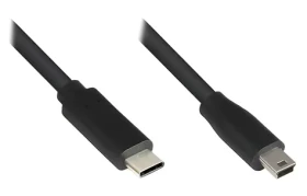 Good Connections USB-C - Mini USB čierna / Kábel / USB 2.0 / 3 m (3310-CM030)