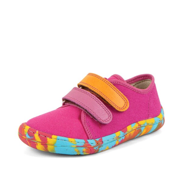 Dievčenské plátené barefoot tenisky CANVAS FUXIA Froddo G1700440-13 - 27